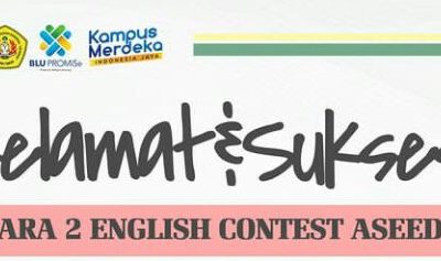 Mahasiswa SI Berprestasi Juara 2 English Contest Aseed 2021