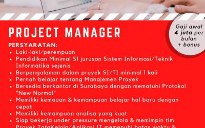 Lowongan : Project Manager