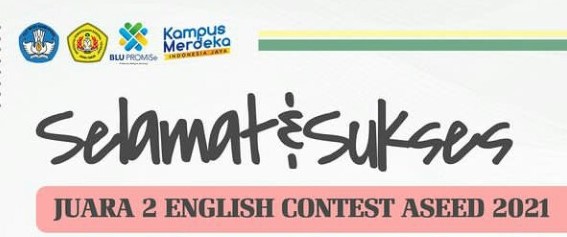 Mahasiswa SI Berprestasi Juara 2 English Contest Aseed 2021