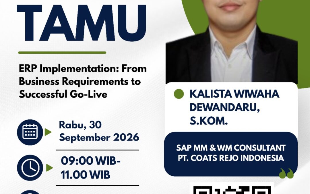 Kuliah Tamu Dosen Praktisi Sistem Informasi UPN Veteran Jawa Timur Bahas Implementasi ERP dari Business Requirements hingga Go-Live