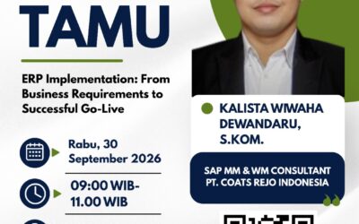 Kuliah Tamu Dosen Praktisi Sistem Informasi UPN Veteran Jawa Timur Bahas Implementasi ERP dari Business Requirements hingga Go-Live