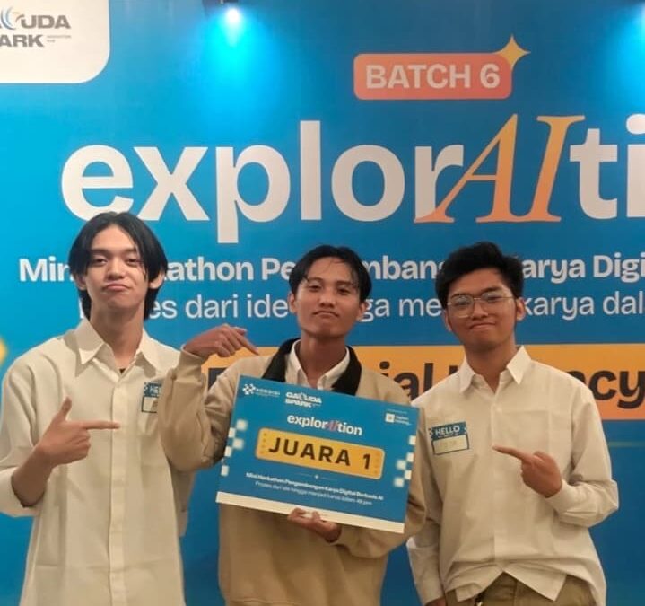 Mahasiswa Sistem Informasi UPN “Veteran” Jawa Timur Raih Juara 1 Explor(AI)tion Mini Hackathon